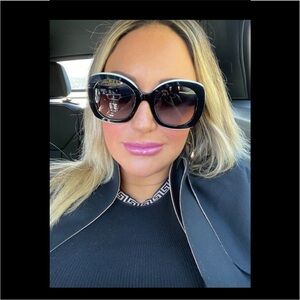 Chanel limited edition runway black & white sunglasses.  100% Authentic